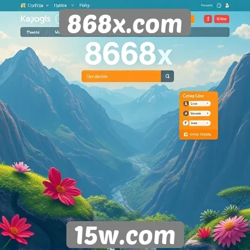 Navegação e interface do usuário do 868x.com